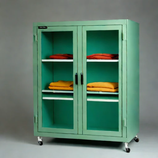 A sabkha-dry textile chest, photographed against a plain background