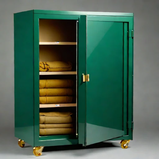 A sabkha-dry textile chest, photographed against a plain background