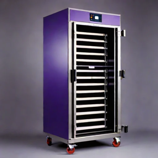 A serir-floor holding bin, photographed against a plain background