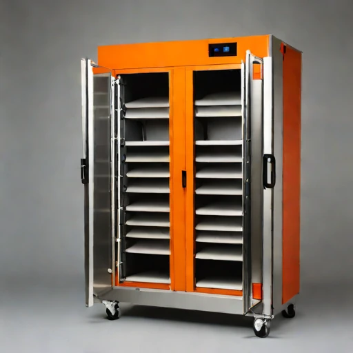 A serir-floor holding bin, photographed against a plain background