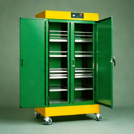A serir-floor holding bin, photographed against a plain background
