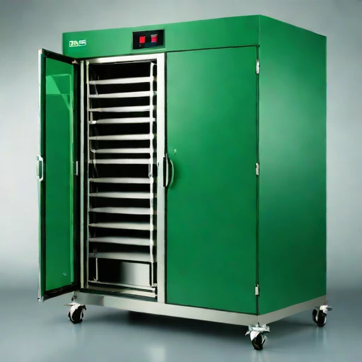 A serir-floor holding bin, photographed against a plain background
