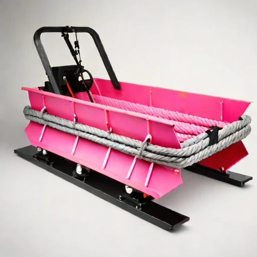 A serac-field rope hoist, photographed against a plain background