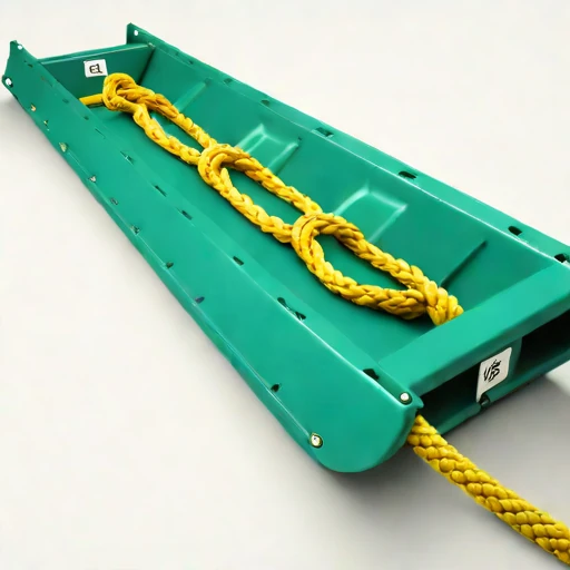 A serac-field rope hoist, photographed against a plain background