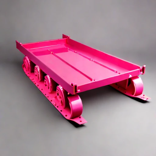 A sintered-firn sledge, photographed against a plain background