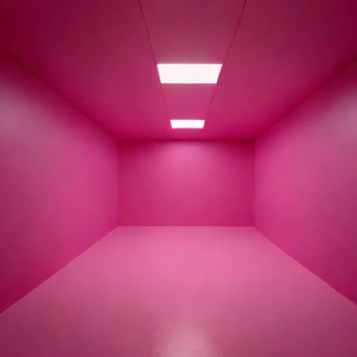 A stope-floor training hall, photographed against a plain background