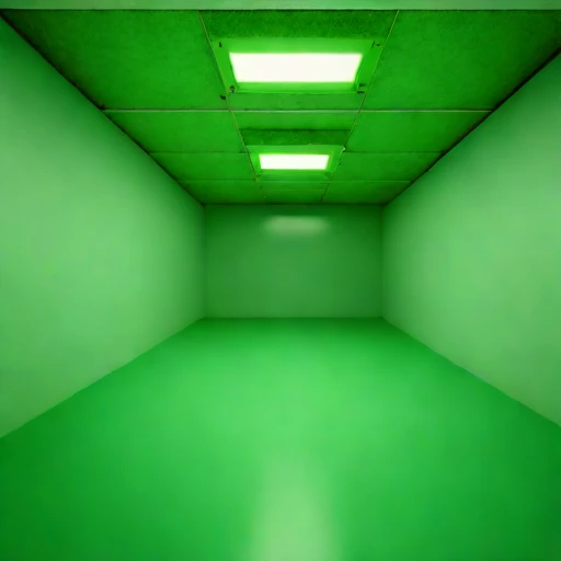 A stope-floor training hall, photographed against a plain background