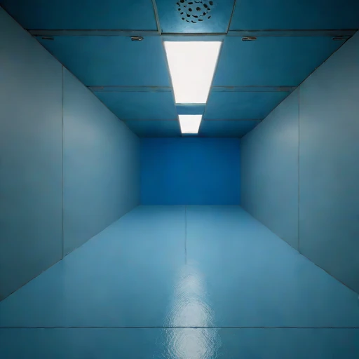 A stope-floor training hall, photographed against a plain background