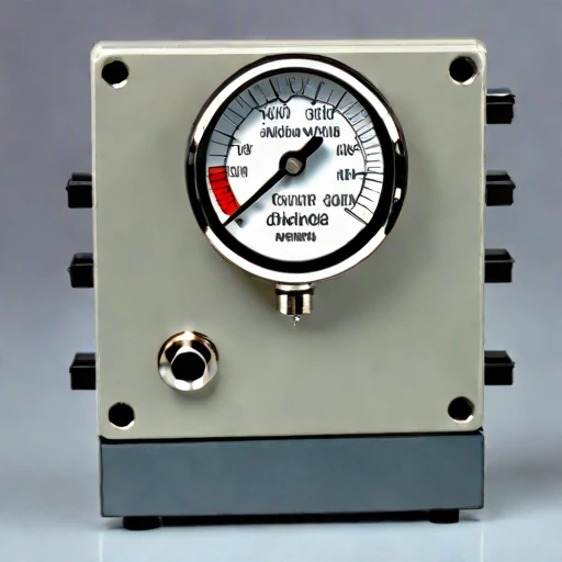 A slip-flow vacuum gauge, photographed against a plain background