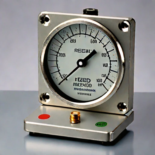 A slip-flow vacuum gauge, photographed against a plain background