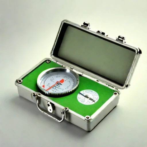 A slip-flow vacuum gauge, photographed against a plain background