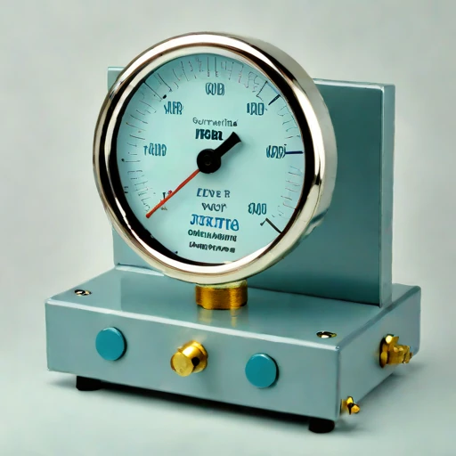 A slip-flow vacuum gauge, photographed against a plain background