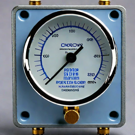 A slip-flow vacuum gauge, photographed against a plain background