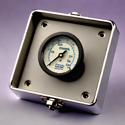 A slip-flow vacuum gauge, photographed against a plain background