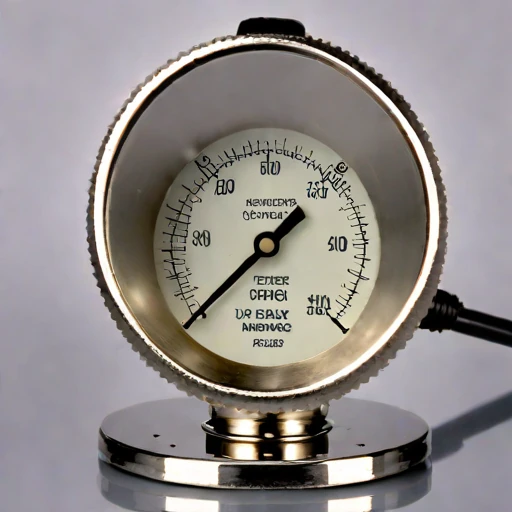A slip-flow vacuum gauge, photographed against a plain background