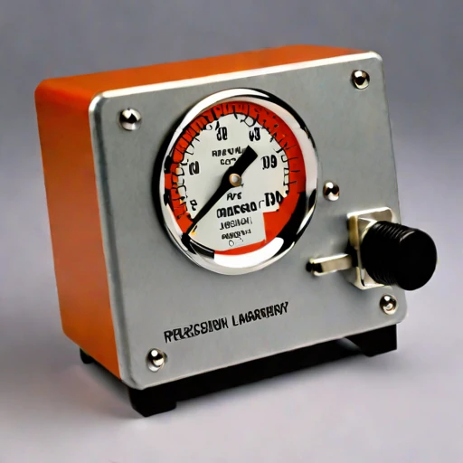 A slip-flow vacuum gauge, photographed against a plain background
