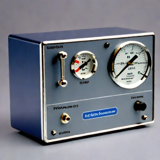 A slip-flow vacuum gauge, photographed against a plain background