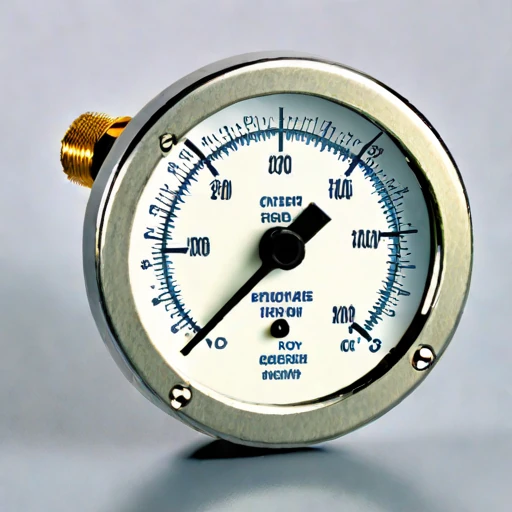 A slip-flow vacuum gauge, photographed against a plain background