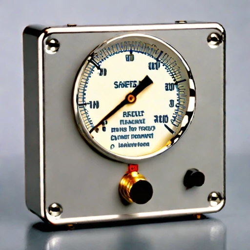 A slip-flow vacuum gauge, photographed against a plain background
