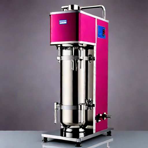 A salinity-gradient decanter, photographed against a plain background