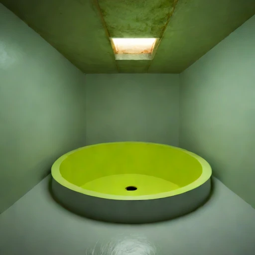 A squeezing-ground test pit, photographed against a plain background