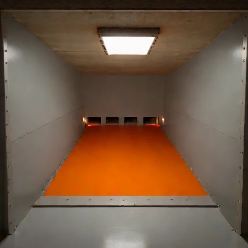 A squeezing-ground test pit, photographed against a plain background
