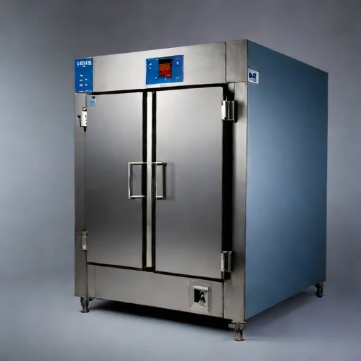 A spinodal-hold ageing oven, photographed against a plain background