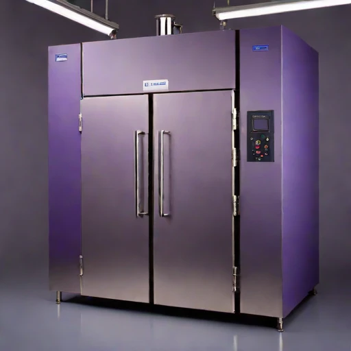 A spinodal-hold ageing oven, photographed against a plain background
