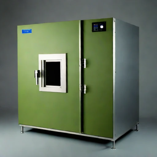 A spinodal-hold ageing oven, photographed against a plain background