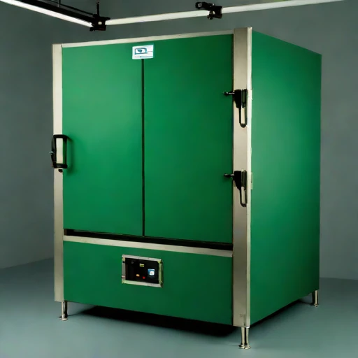 A spinodal-hold ageing oven, photographed against a plain background