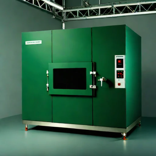 A spinodal-hold ageing oven, photographed against a plain background