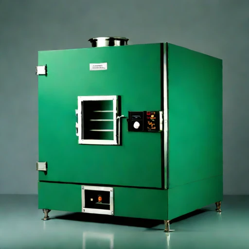 A spinodal-hold ageing oven, photographed against a plain background