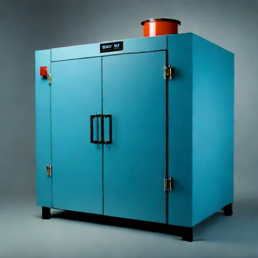 A spinodal-hold ageing oven, photographed against a plain background