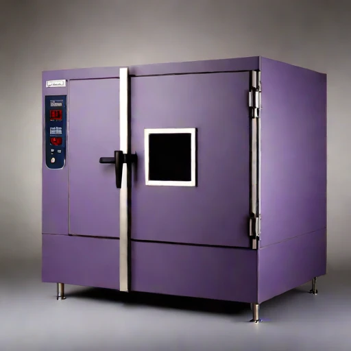 A spinodal-hold ageing oven, photographed against a plain background