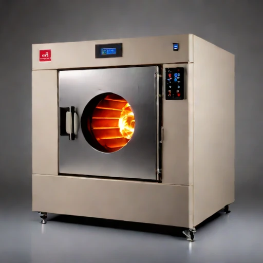 A spinodal-hold ageing oven, photographed against a plain background
