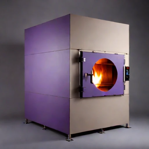 A scoria-lined bisque kiln, photographed against a plain background