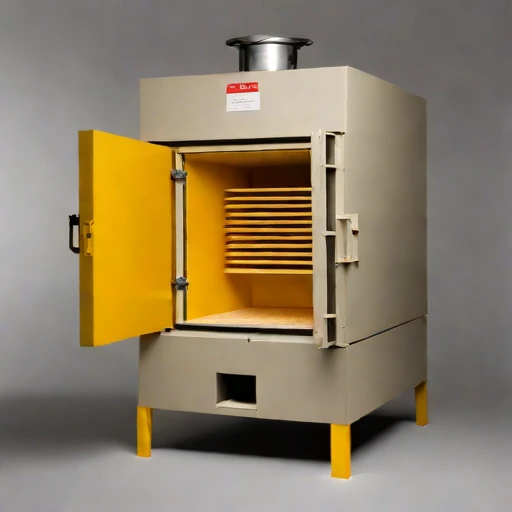 A scoria-lined bisque kiln, photographed against a plain background