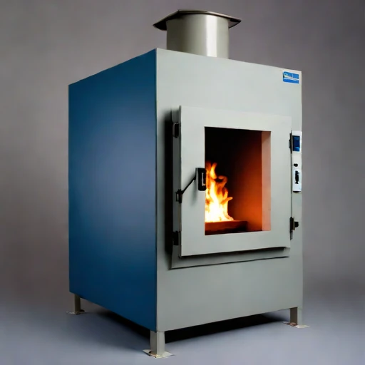 A scoria-lined bisque kiln, photographed against a plain background