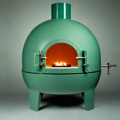 A scoria-lined bisque kiln, photographed against a plain background