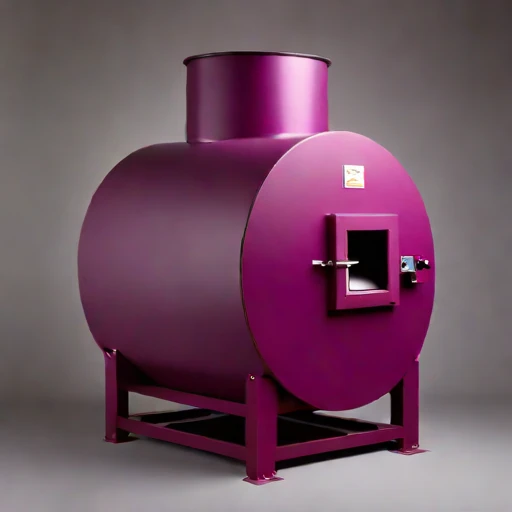 A scoria-lined bisque kiln, photographed against a plain background