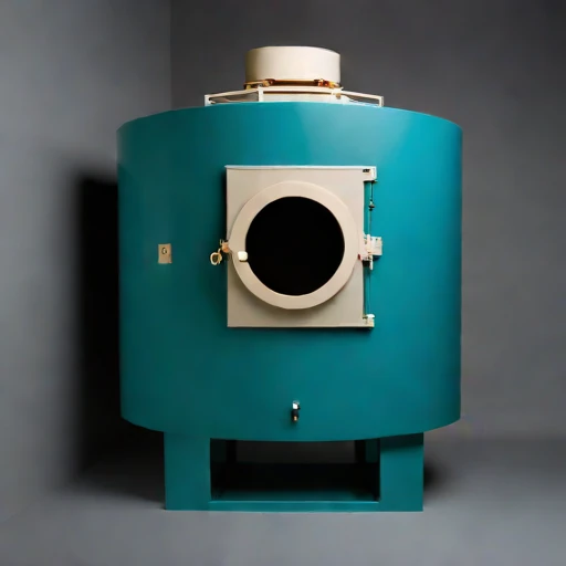 A scoria-lined bisque kiln, photographed against a plain background