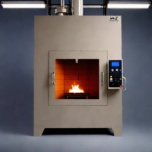 A scoria-lined bisque kiln, photographed against a plain background