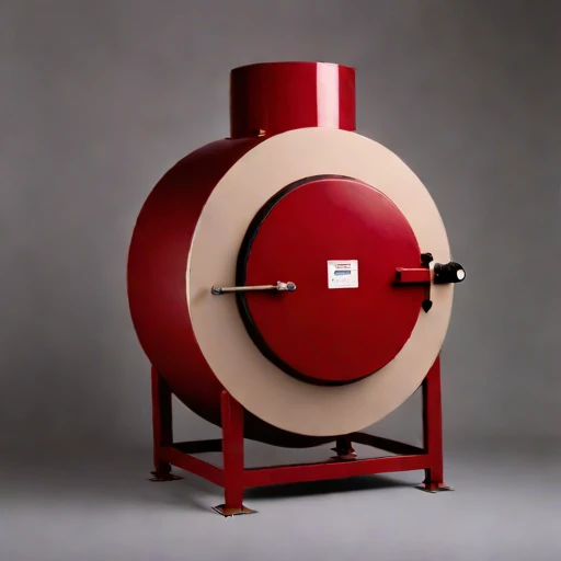 A scoria-lined bisque kiln, photographed against a plain background