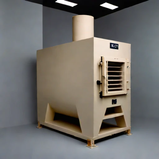A scoria-lined bisque kiln, photographed against a plain background