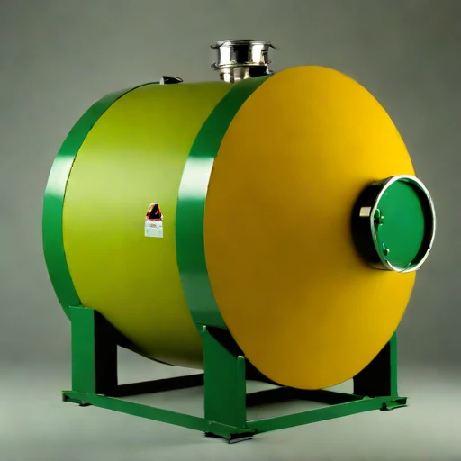 A silcrete-lined calciner drum, photographed against a plain background