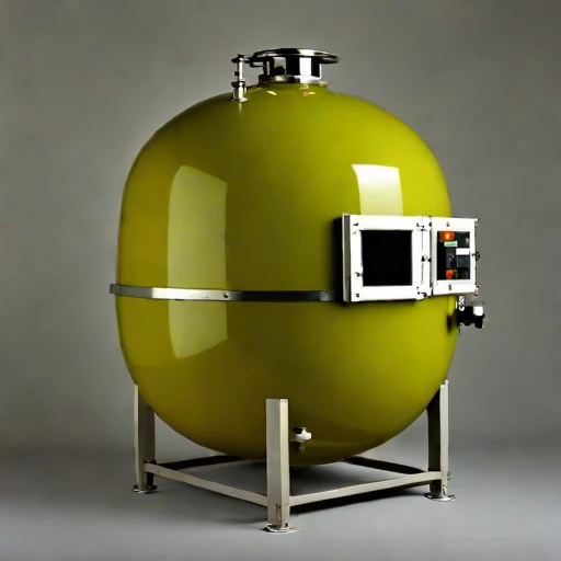 A silcrete-lined calciner drum, photographed against a plain background