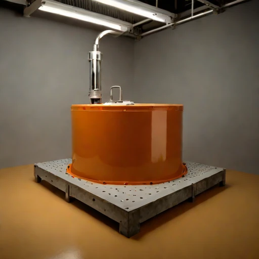 A sump-level pump bay, photographed against a plain background