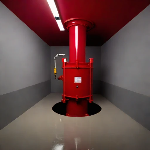 A sump-level pump bay, photographed against a plain background