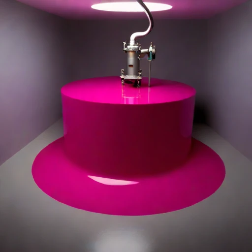 A sump-level pump bay, photographed against a plain background