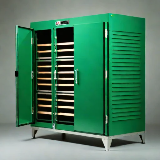A shrinkage-limited timber shed, photographed against a plain background